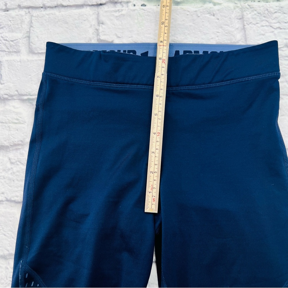 Under Armour Womans Blue Compression Leggings Yoga Casual Small - Picture 6 of 8
